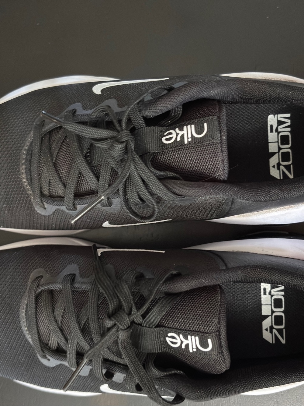 Nike Black and White Air Zoom Trainers like New with box
